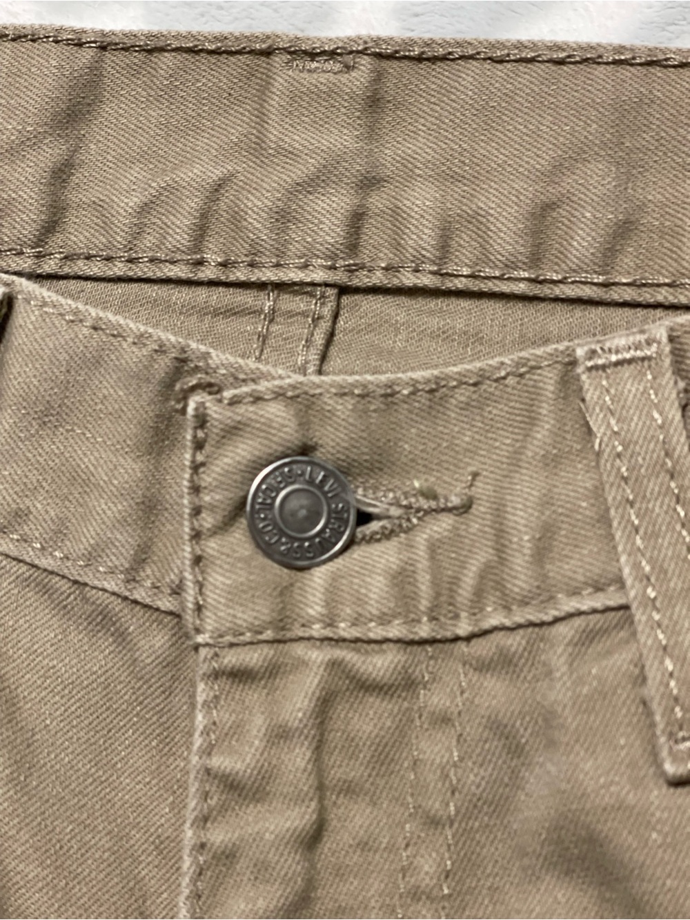 Levis 559 Relaxed Straight Jeans Adult 32 X 34Tan Mid Rise - Picture 7 of 9